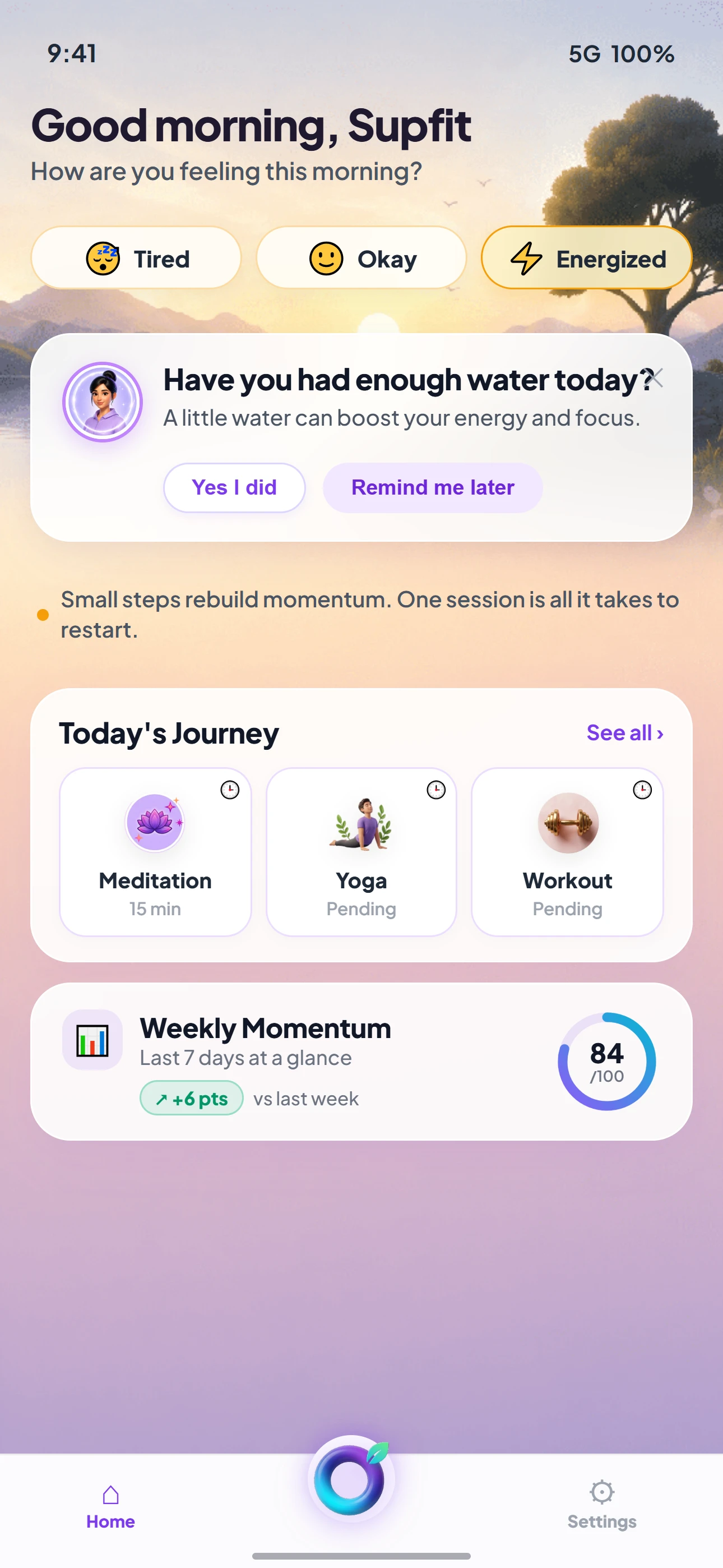 Supfit Authentic Morning Screen